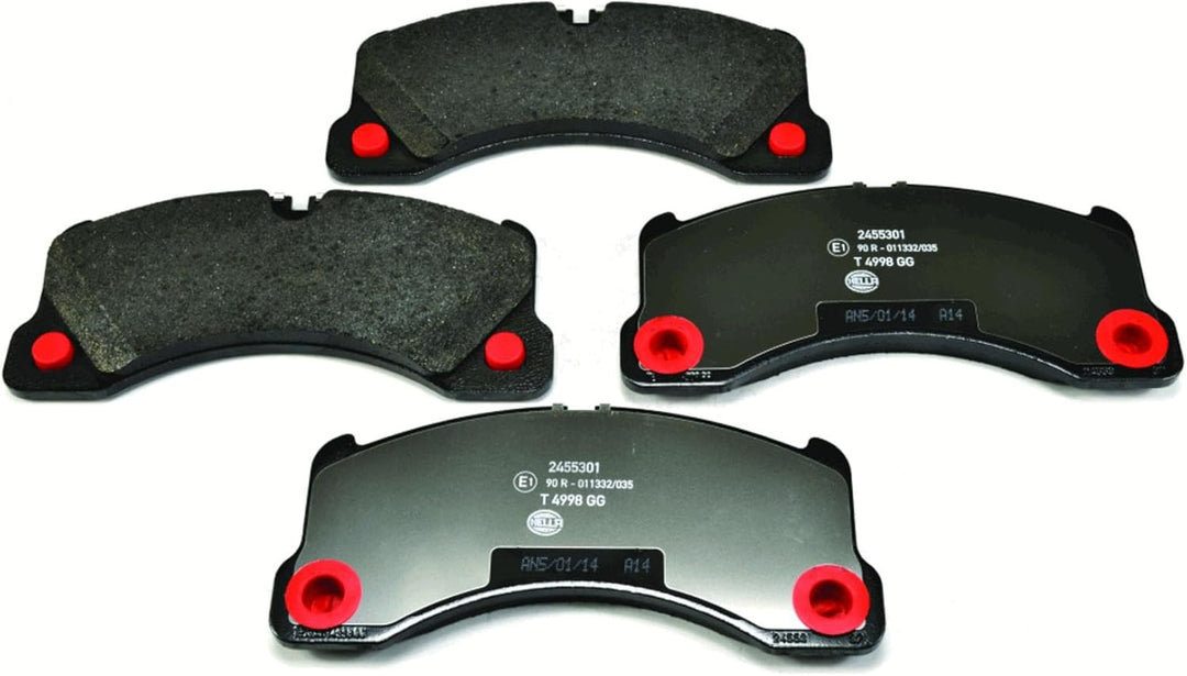 HELLA PAGID 8DB 355 014-151 Bremsbelagsatz - T1798 - Dicke/Stärke: 16.1mm - Bremssystem: Brembo - fü