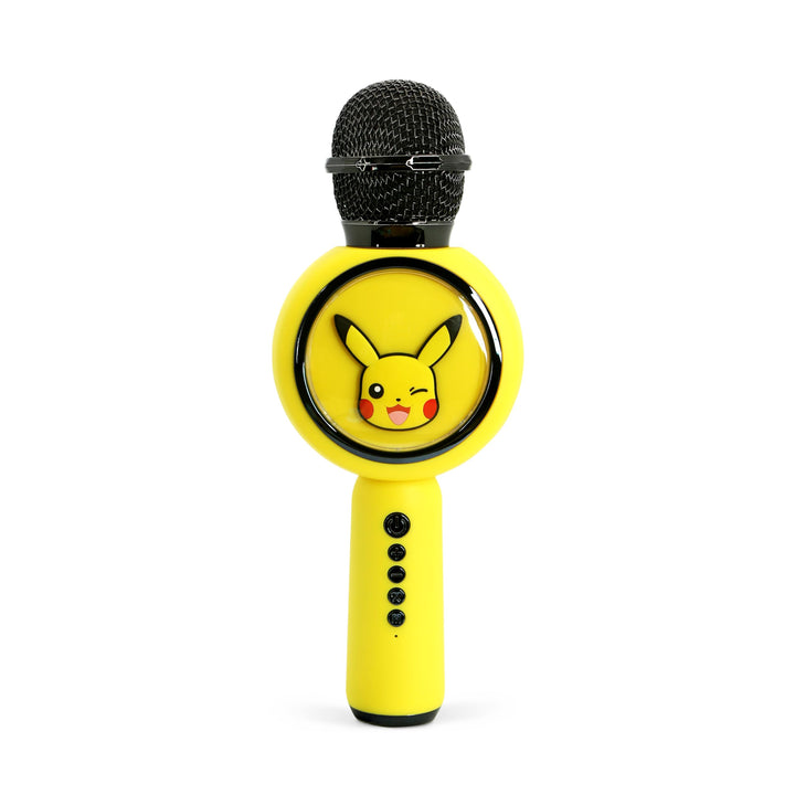 OTL Technologies Pokémon Pikachu Karaoke-Mikrofon mit kabellosem Lautsprecher und LED-Leuchten
