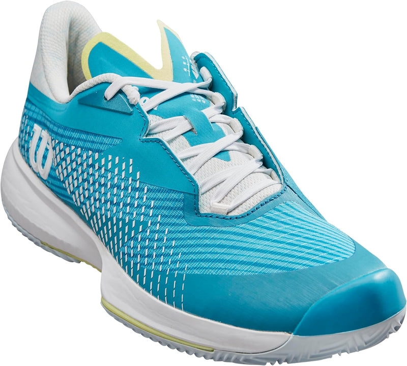 Wilson Damen KAOS Swift 1.5 Clay Sneaker 36 EU Algiers Blue White Sunny Lime, 36 EU Algiers Blue Whi