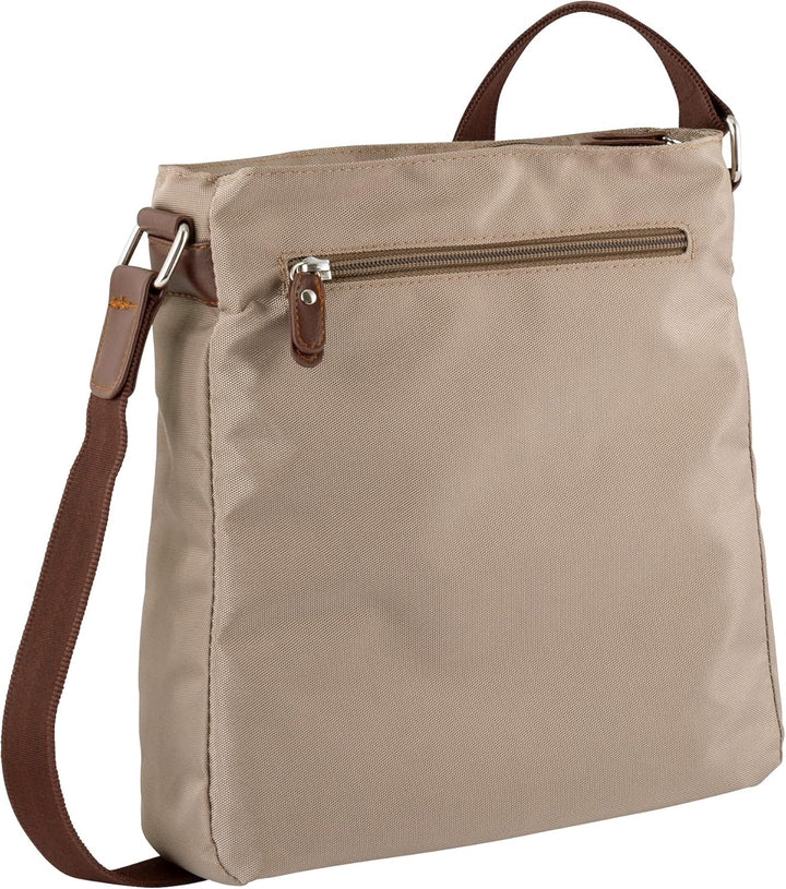 TOM TAILOR bags Rina Damen Hobo Bag Schultertasche 25 x 7 x 27,5 Taupe, 25 x 7 x 27,5 Taupe
