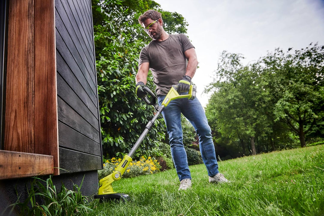 RYOBI 18 V ONE+ Kantenschneider, 5,0 Ah Akku, Schnellladegerät RLT183250F