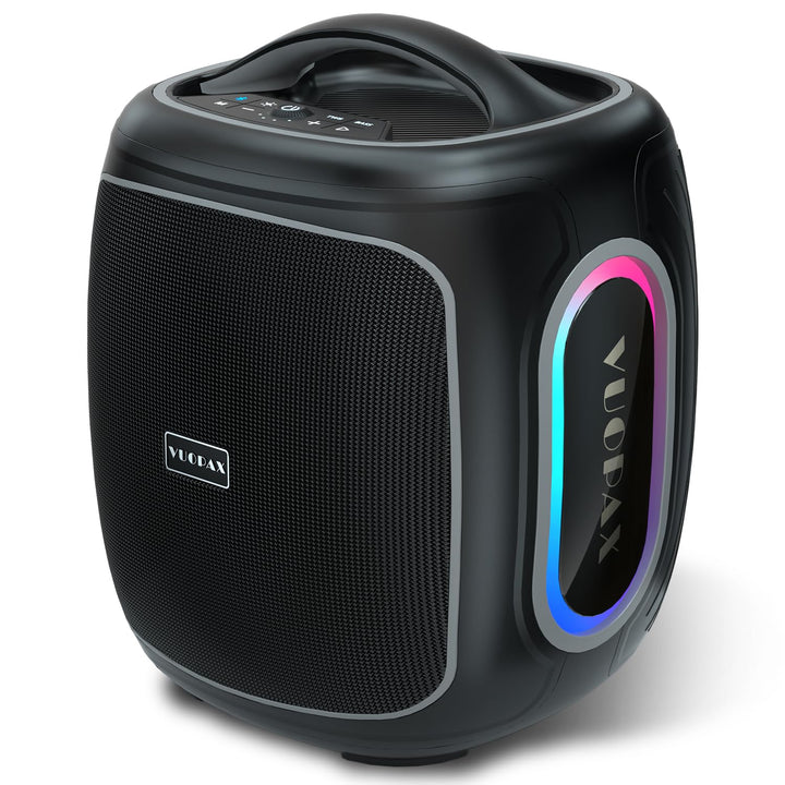 Bluetooth Lautsprecher Gross 120W, Tragbare Musikbox mit kraftvollem Sound, 6,5'' Woofer, Tiefbass &