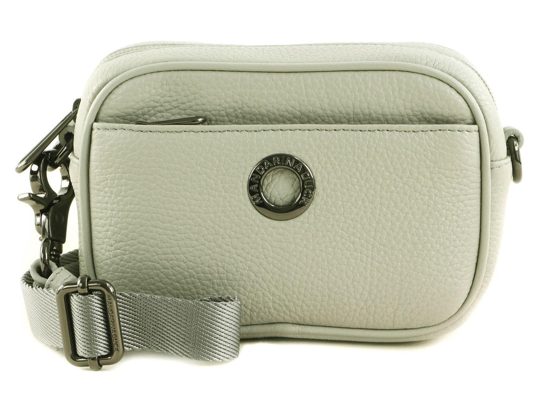 Mandarina Duck Damen Mellow Leather Umhängetasche Pearl, Pearl