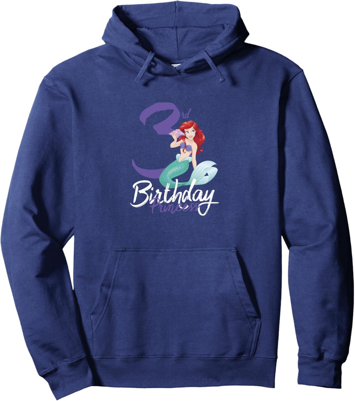 Disney Little Mermaid Ariel 3rd Birthday Princess Pullover Hoodie