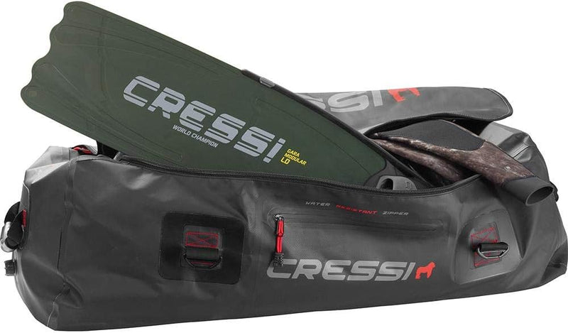 Cressi Gorilla Pro grosse wasserdichte Tauchtasche, ideal für lange Flossen und sperrige Ausrüstun