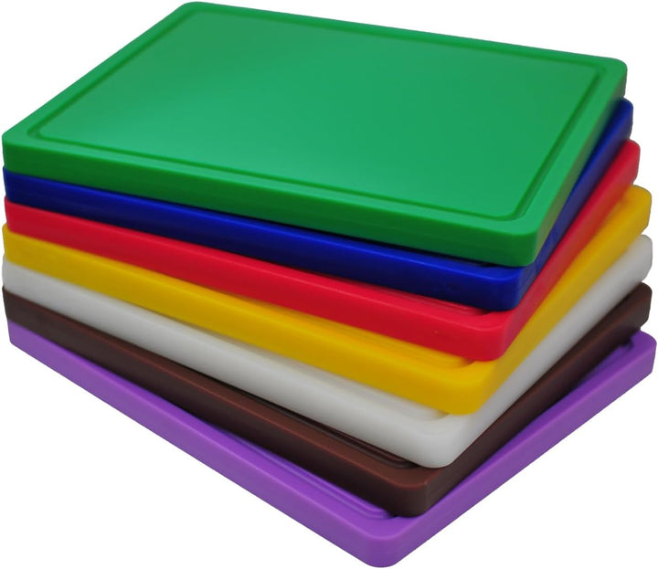 METRO Professional Schneidebrett, GN 1/2, hochdichtes Polyethylen (HDPE), 32.5 x 26.5 x 2 cm (rot),