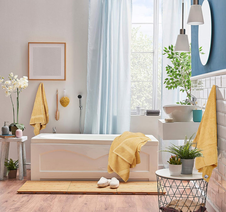Utopia Towels - 8 teilig Handtücher Set aus Baumwolle mit Aufhänger - 2 Badetuch, 2 Handtücher und 4