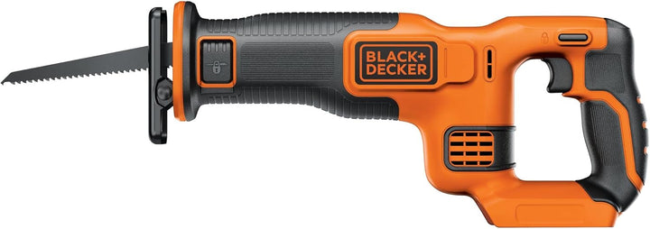 BLACK*DECKER Säbelsäge Akku (18V, 22 mm Hublänge, max. 110 mm Schnitttiefe, flexibler Sägeschuh, erg