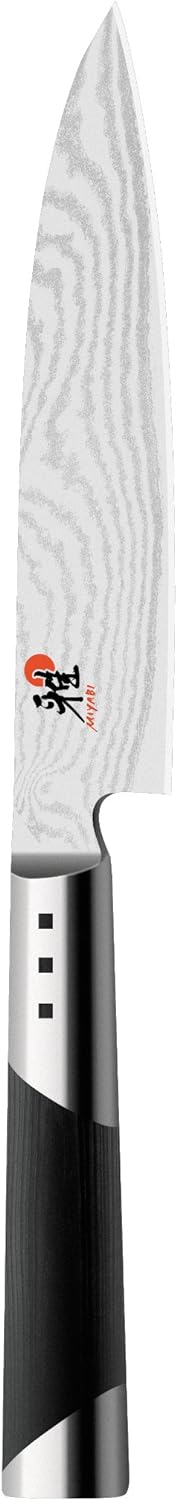 MIYABI Chutoh Fleischmesser, Klingenlänge: 16 cm, Grosses Klingenblatt, Rostfreier Spezialstahl/Mica