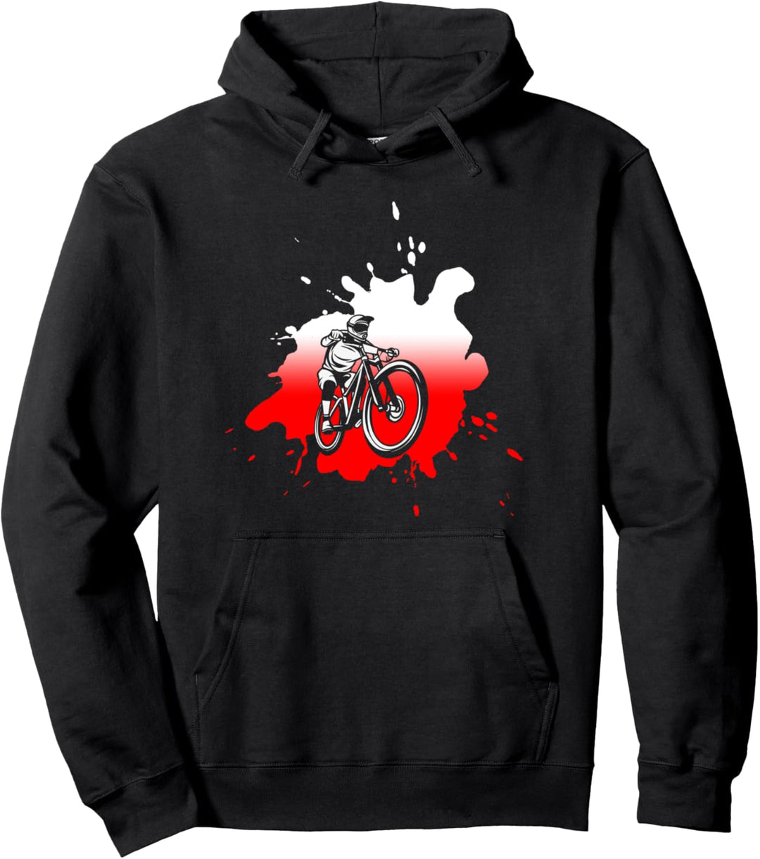 MTB Vintage Fahrrad Fans Kinder Geschenk Jungs Downhill Pullover Hoodie