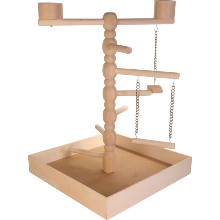 Trixie 5658 Holzspielplatz, 41 × 55 × 41 cm 1 Stück (1er Pack), 1 Stück (1er Pack)