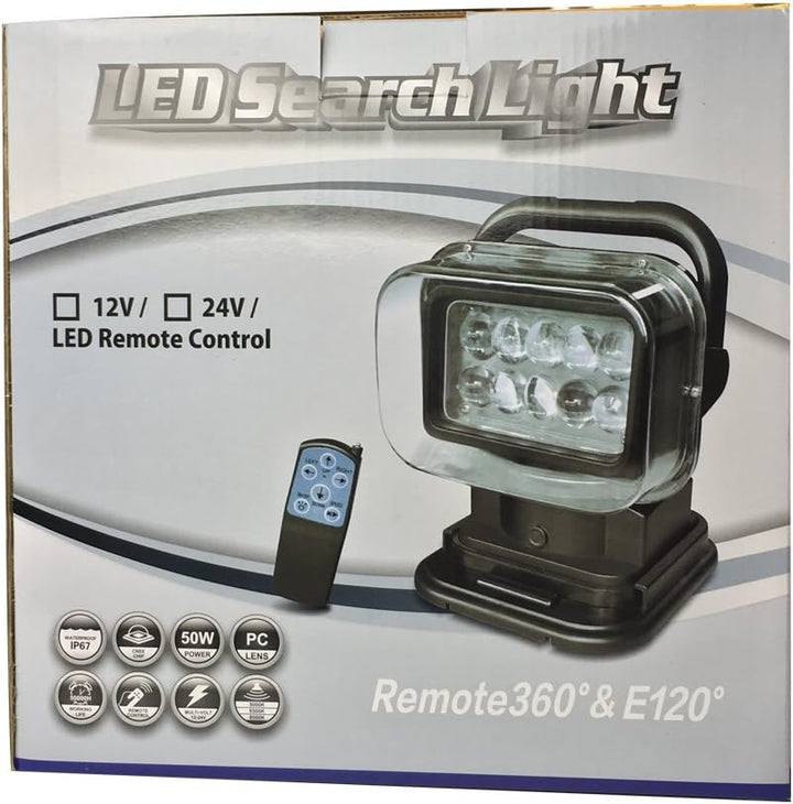SXMA LED-Suchscheinwerfer-Arbeitslicht 360 Grad 50W drahtloser Fernsteuerungs-Suchscheinwerfer für A
