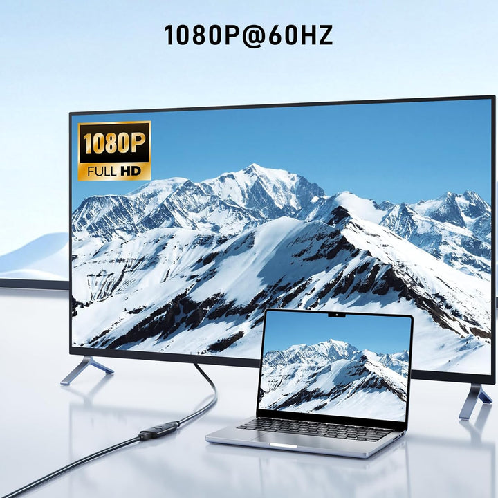 Yinker HDMI USB Dongle Miracast Adapter HDMI für iOS, MacOS, Android USB für Windows-Hosts Plug&Play
