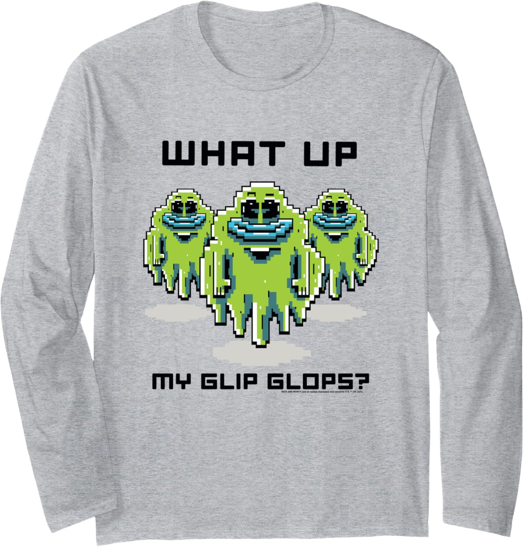 Rick and Morty What Up Langarmshirt