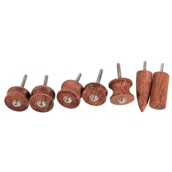 Leder Polierer, 7Pcs Palisander Leder Polierer Kit Leder Arbeitswerkzeuge Leder Werkzeuge Polierwerk