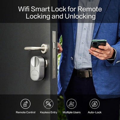 Lockin Smartes Türschloss G30 mit Keypad Pro, WLAN & App-Steuerung, Auto-Lock, Alexa- & Google-kompa