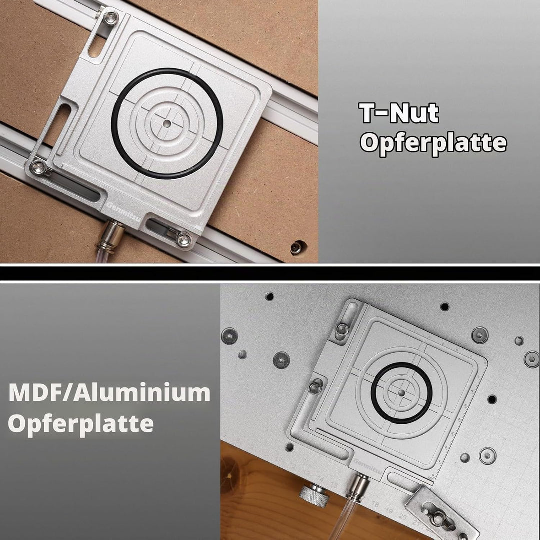 Genmitsu Vakuum-Klemmpod, Aluminium-CNC-Niederhaltesatz für Holzbearbeitung, Metall, Acryl, hochpräz
