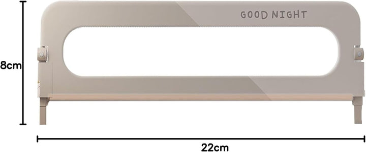 Bettgitter, 200 cm Bettschutzgitter für Kinder, Rausfallschutz Bett, Klappbar, Tragbar, Drop Proof T