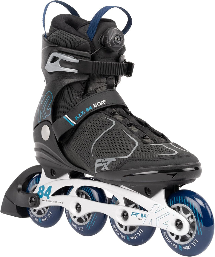 K2 F.I.T. 84 BOA Inline Skate 2025 Grey/Blue EU: 39 (UK: 5.5 / US: 6.5) grey - blue, EU: 39 (UK: 5.5