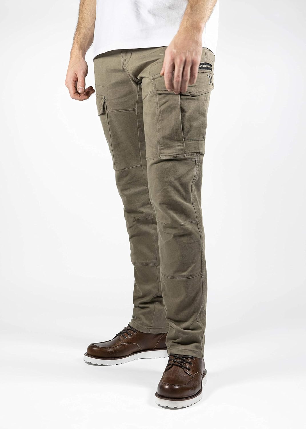 John Doe Herren Motorradhose Cargo Stroker-XTM 27W / 30L Camel, 27W / 30L Camel