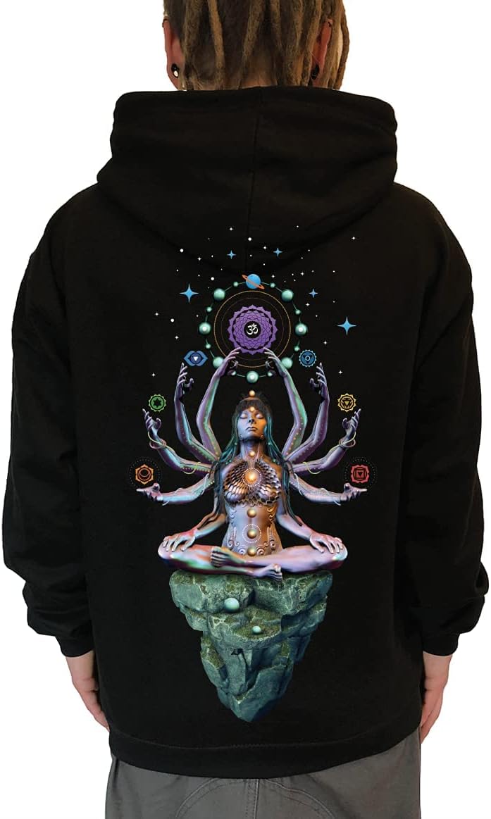 Yoga Hoodie Chakren Meditation (M), M