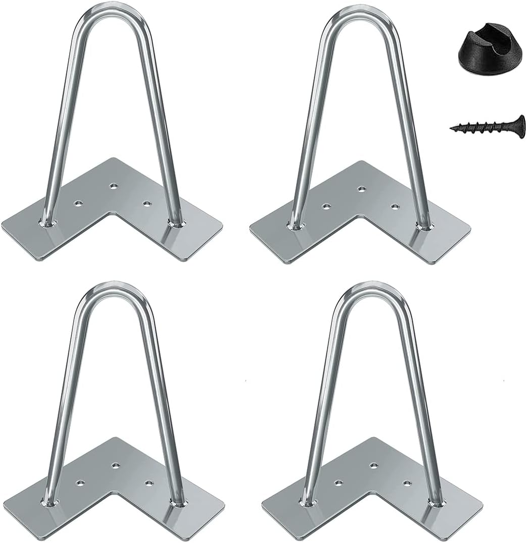 Fimghsoo Haarnadel Tischbein 4X Hairpin Leg Möbelbein Haarnadelbeine aus Metall Tischzubehör DIY für