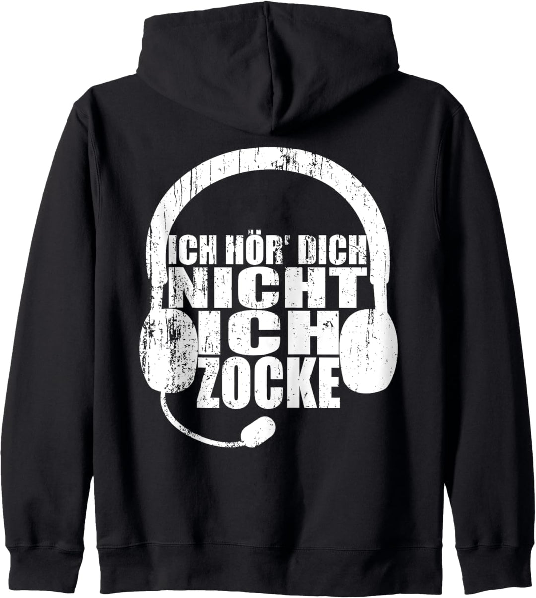 Ich hör dich nicht ich zocke für Gamer Kapuzenjacke
