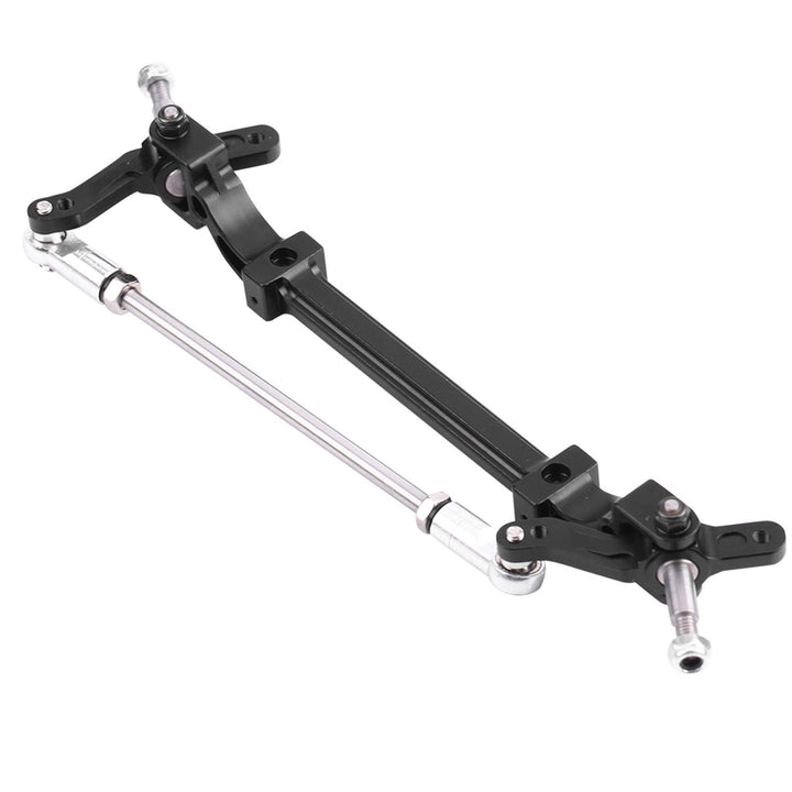 KIMISS Lesu 1/14 Aluminiumoy Lenkachse Aluminiumoyont End Lenkradachse für 1/14 RC Traktor LKW