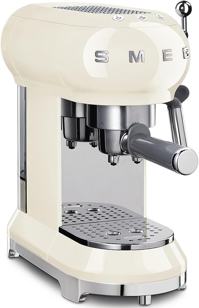Smeg ECF01CREU Siebträger Espresso-/Kaffemaschine,