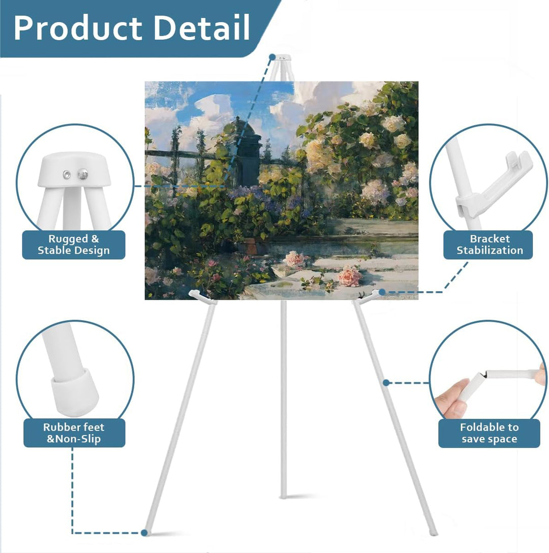 Künstler Staffelei Stand, 160cm Verstellbares Stativ Tisch Kunst Leinwand Malerei Display, Portable