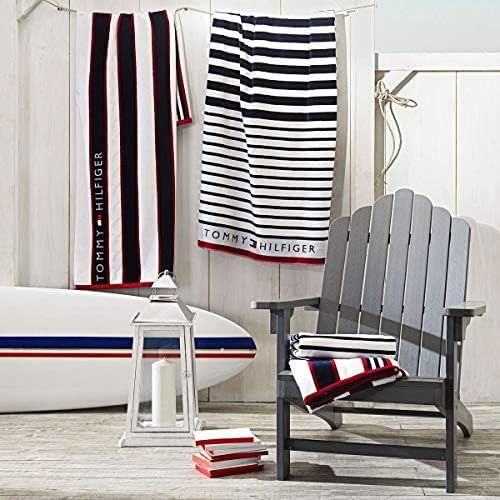 Tommy Hilfiger Strandtücher Dessie Navy 100x180 cm, Navy
