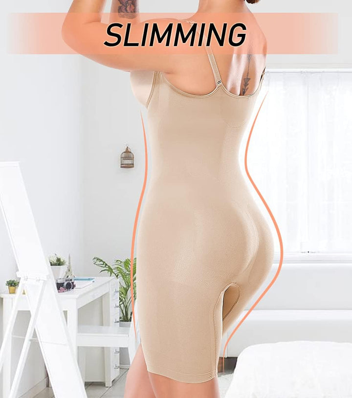 SLIMBELLE Shaping Body Damen Bauchweg Body Shaper Stark Formend Miederbody Sculpting Bodysuit Bodyfo