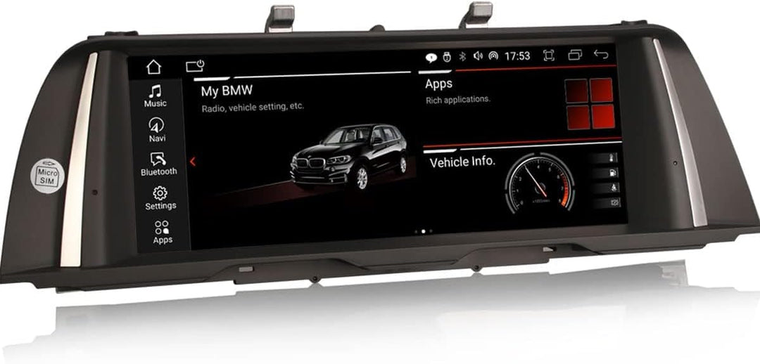 Erisin 10.25 Zoll 4GB+64GB Android 12 Autoradio Bluetooth GPS Navigation für BMW 5er F10/F11 2013-20