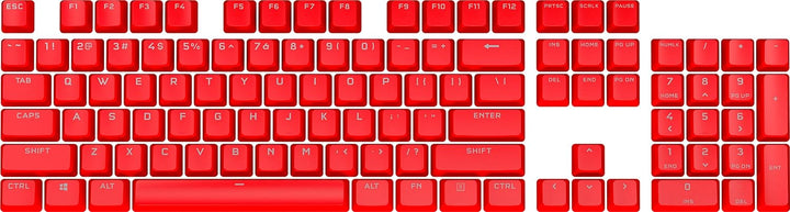 Corsair PBT Double-Shot Pro Keycap Mod Kit, Englisch, UK (-UK), Origin, Rot, rot