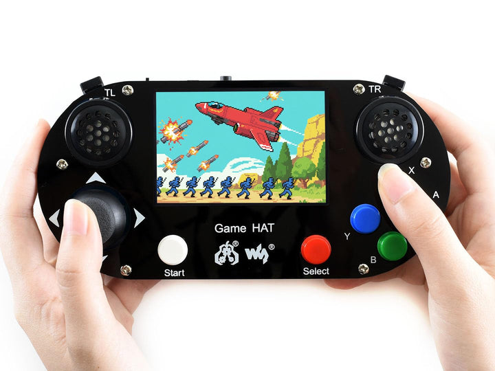 Waveshare Game HAT for Raspberry Pi A+/B+/2B/3B/3B+/4B 3.5inch IPS Screen 480 * 320 Resolution 60 Fr