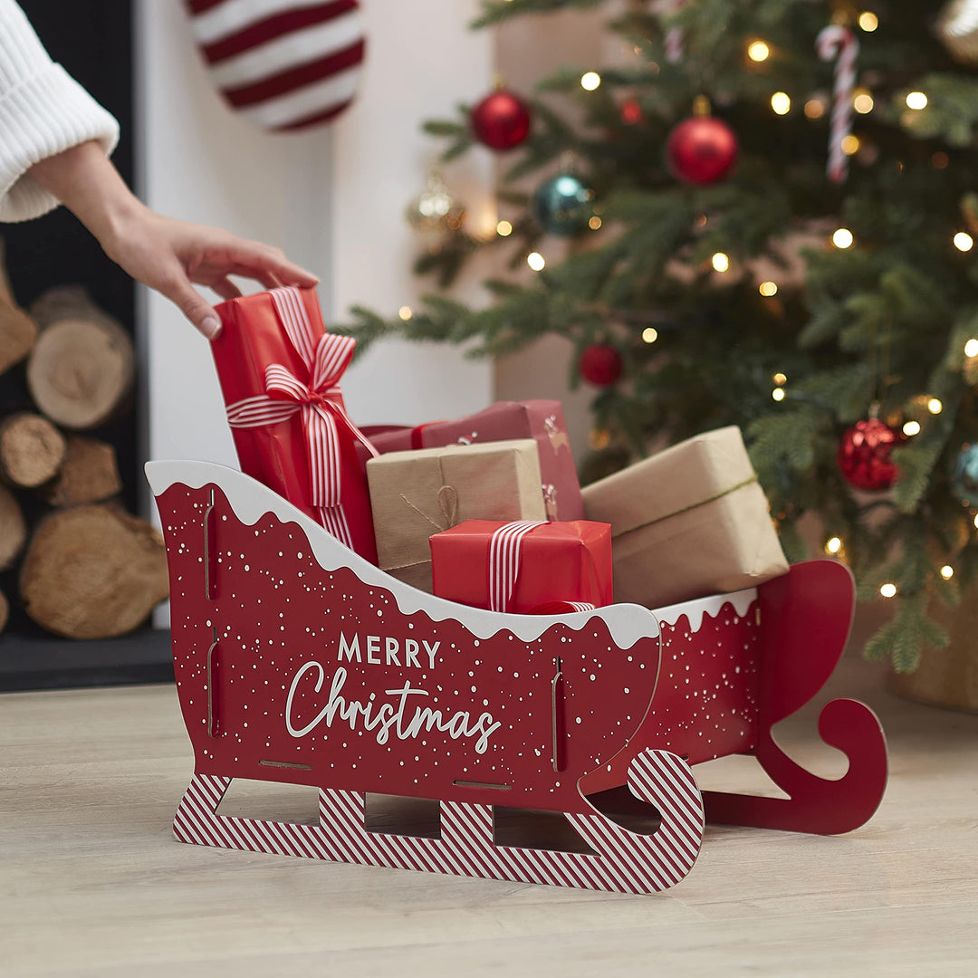 Weihnachtsgeschenke-Schlitten