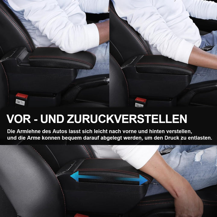 Doppelschicht Armlehne Box Für Mitsubishi Mirage Attraction Space Star 2014-2023 Mittelkonsole Aufbe