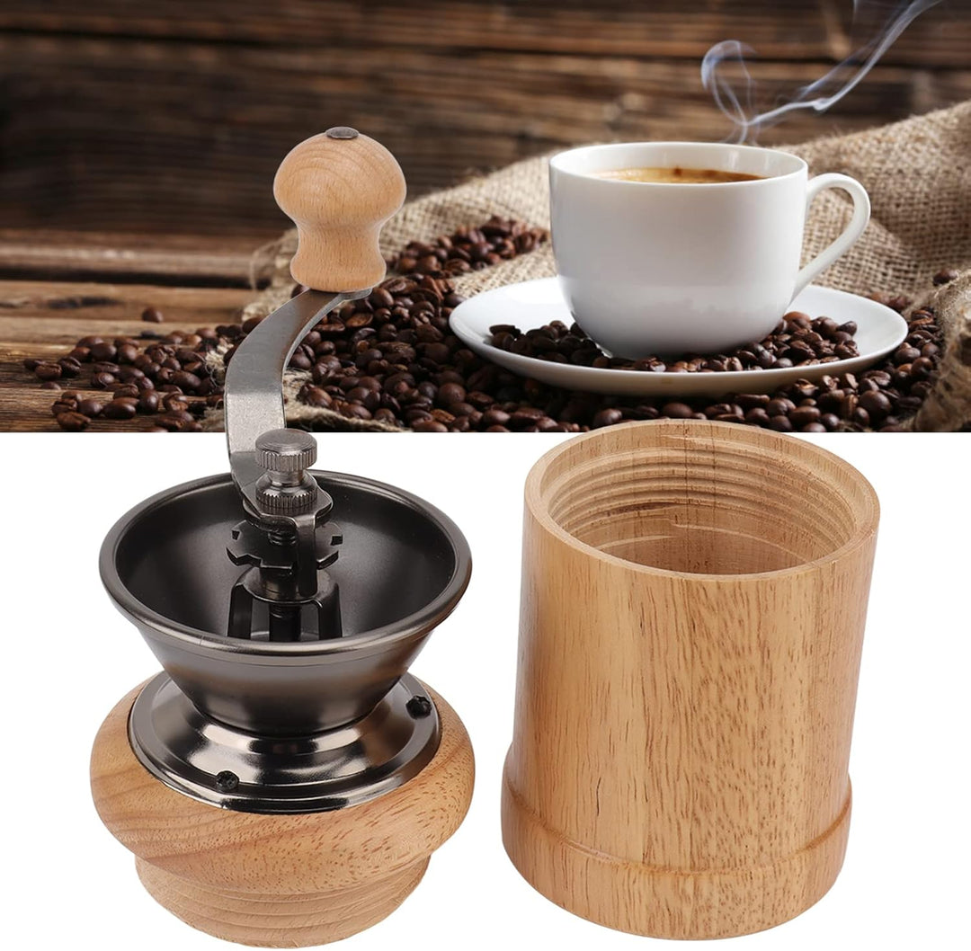 Manuelle Kaffeemühle, Einstellbare Grobheit Kaffeemühle Kaffeemühle Kaffeebohnenmühle Vintage Antik