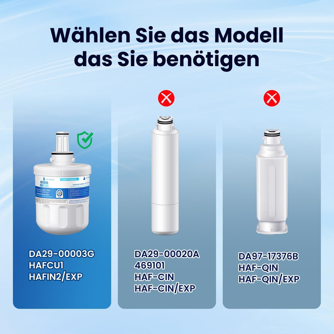 Kühlschrank Wasserfilter Ersatz für Samsung DA29-00003F, DA29-00003G, Aqua Pure Plus Hafin, DA29-000