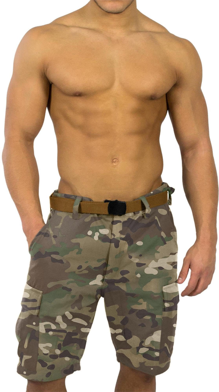 normani BDU Bermuda Short für Herren, S Tactical Camo