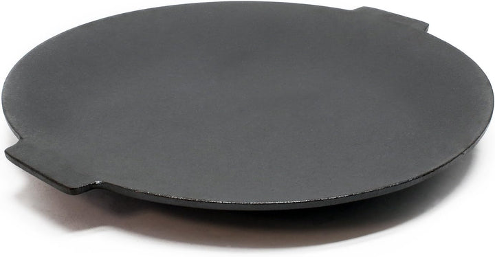 Dutch Oven Grillplatte rund Ø44cm Höhe 23cm, Grillaufsatz mit 3 Beinen, Gusseisen mit Antihafteffekt