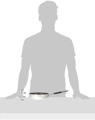 Pentole Agnelli ALSA111BINF20 Infinity versenkte Hochsprungpfanne, Aluminium, mit "coolem" Edelstahl