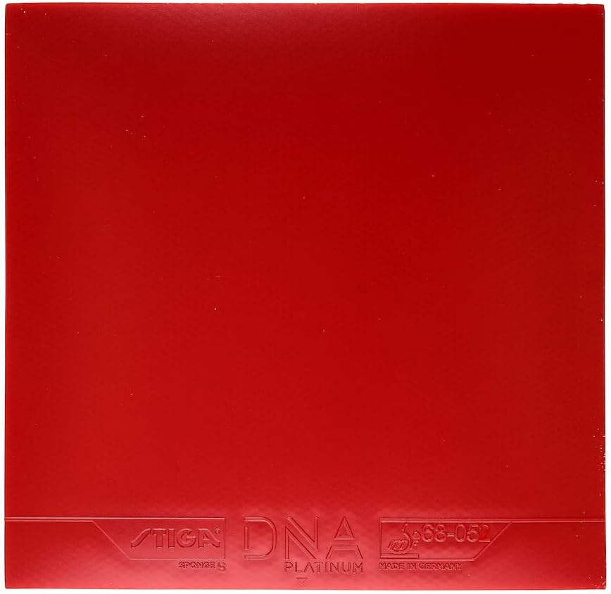Stiga Unisex-Adult DNA Platinum S Tischtennisbelag 2.1 Rot, 2.1 Rot