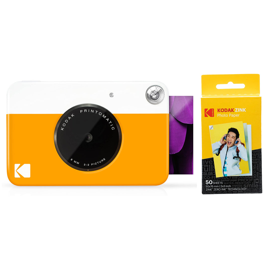 Kodak PRINTOMATIC Digitale Sofortbildkamera, Vollfarbdrucke auf Zink 2"x3"-Fotopapier mit Sticky-Bac