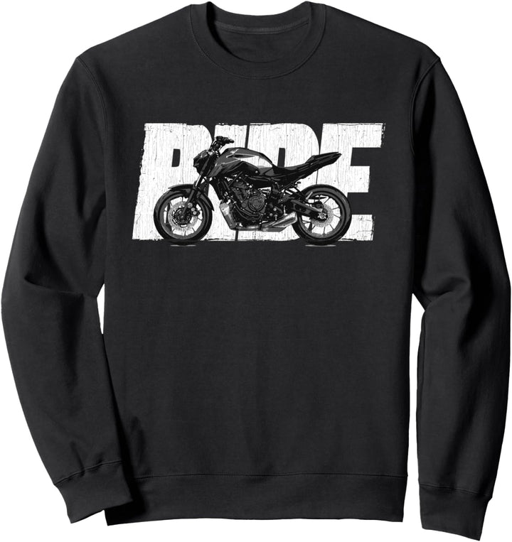 2021–2022 MT-07 Ride Naked Bike Ride Motorrad Sweatshirt