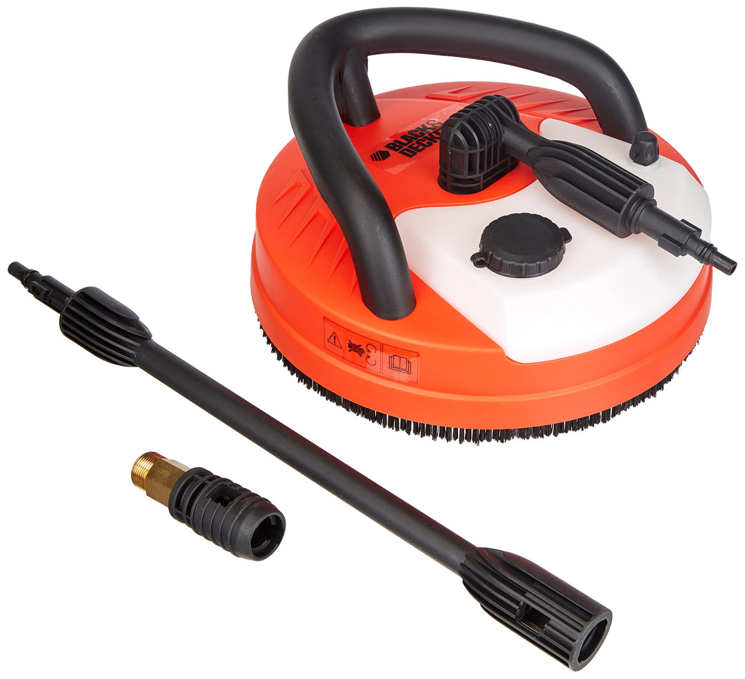 Black+Decker Flächenreiniger Patio Cleaner Deluxe Bodenreinigungszubehör für Hochdruckreiniger 41609