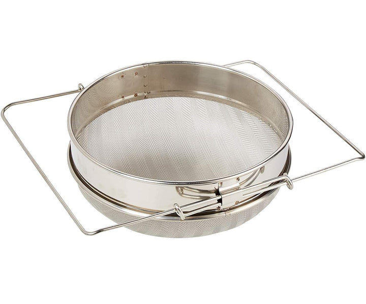 Profi Farbsieb Ø 23,5cm | Lacksieb 24cm-41,5cm Bügel Sieb ausziehbar | Lackfilter 0,7mm, 700my Masch