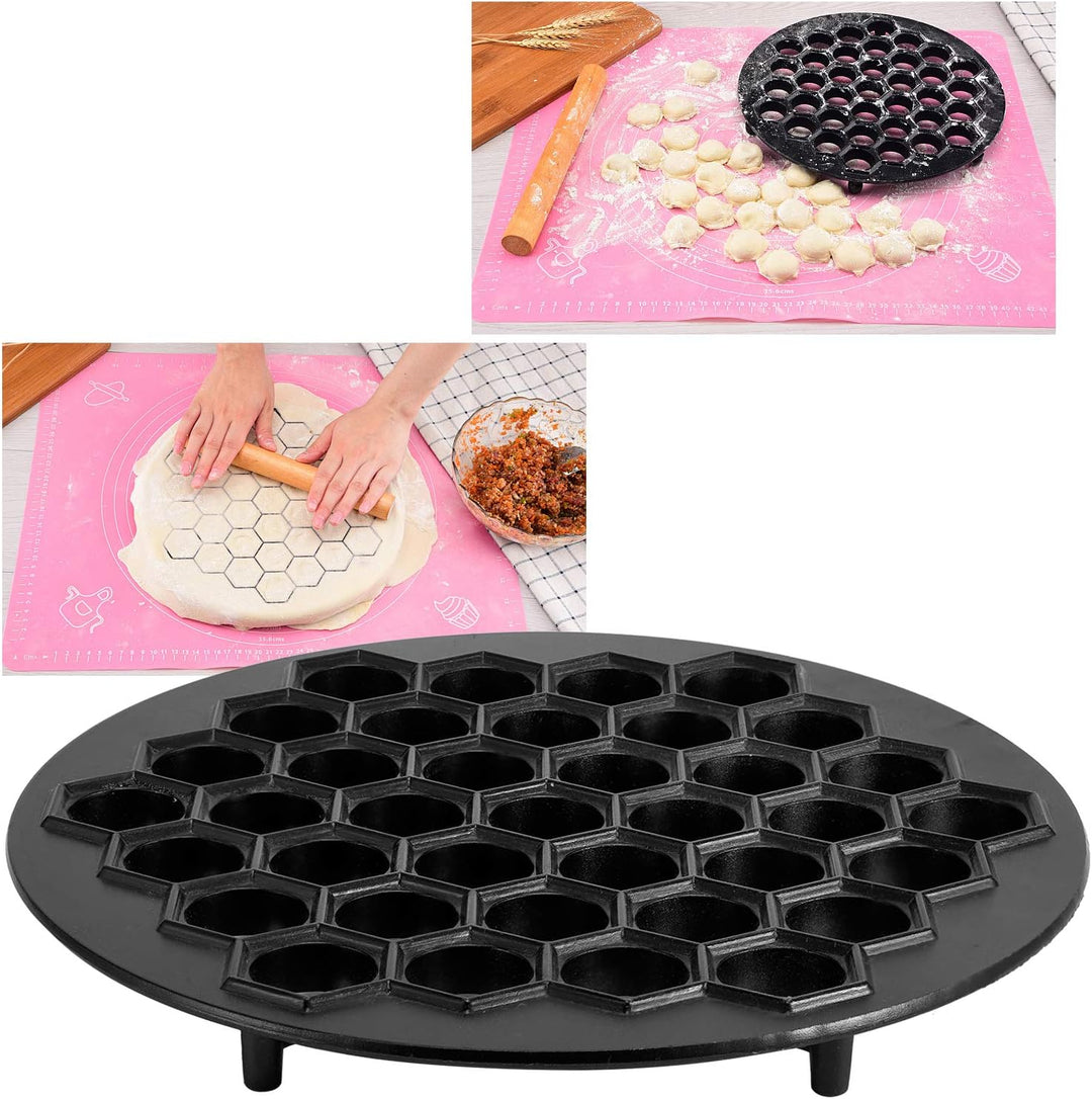 Pelmeni Maker Ravioli Maker Aluminiumlegierung Teigpresse Küchenzubehör für Heimküche Restaurant 37