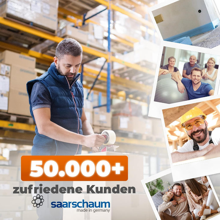 Saarschaum Verbundschaum Platten RG 100 • 202x102x4cm • Premium Verbundschaumstoff Schaumstoffplatte