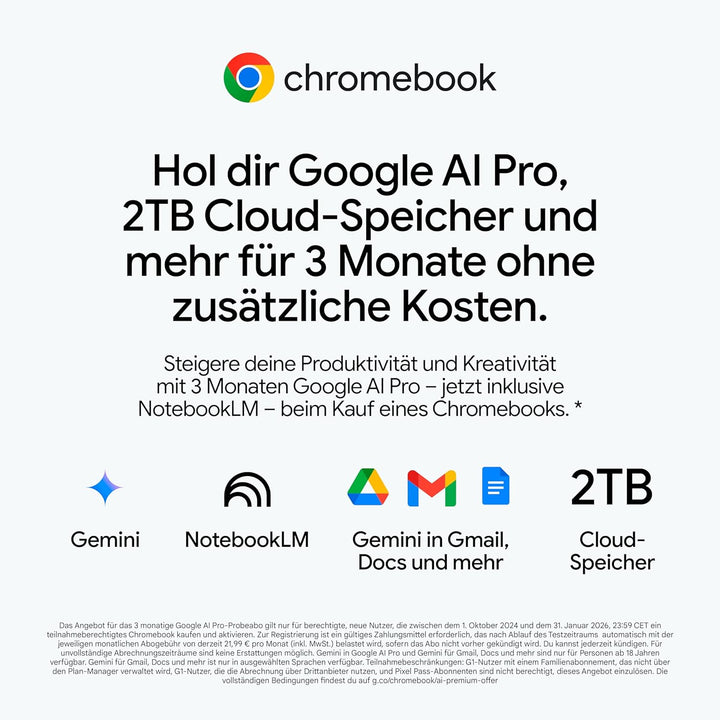 HP Chromebook x360, 14" Touchscreen, Intel Prozessor N100, 4 GB DDR4 RAM,128GB eUFS, Intel UHD Graph